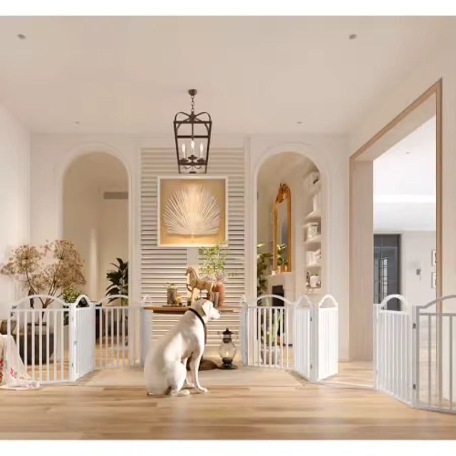 Extra Wide Freestanding Dog Gate