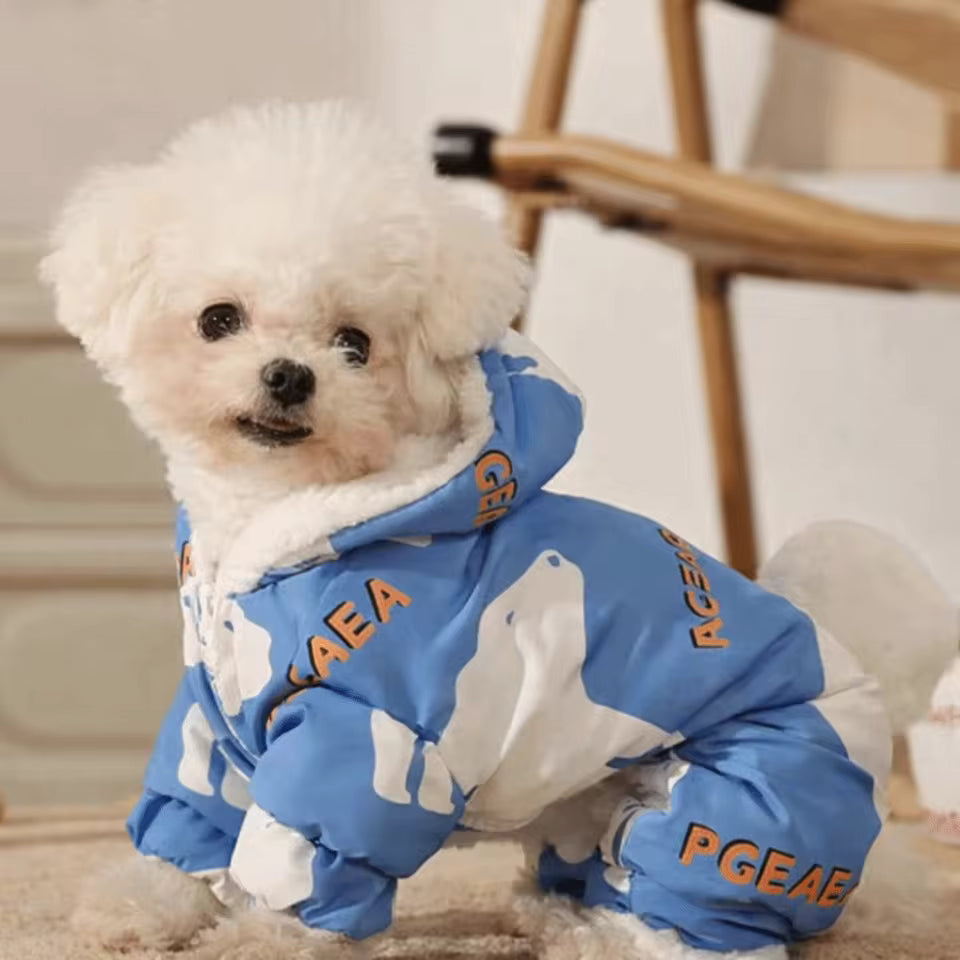 Splash-Proof Fleece Dog Jacket