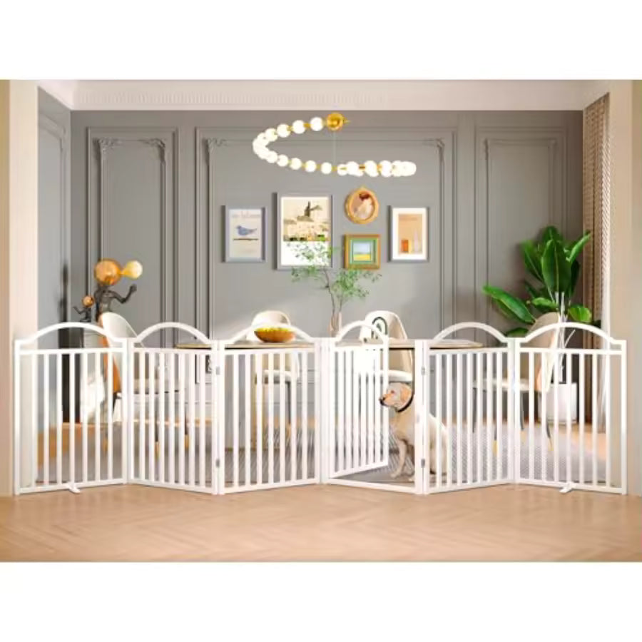 Extra Wide Freestanding Dog Gate
