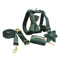 Velvet Dog Harness Set