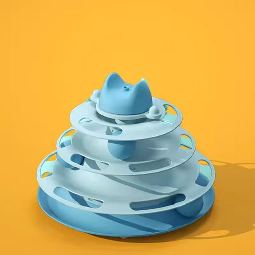 4-Layer Cat Carousel Toy
