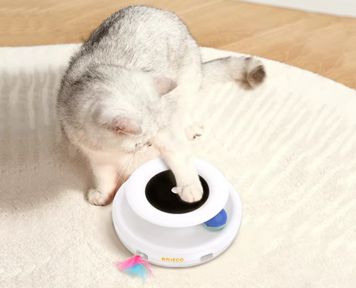2-in-1 Automatic Cat Toy Ball